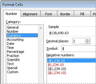 Excel For Mac Use Parenthesis For Negative Numbers
